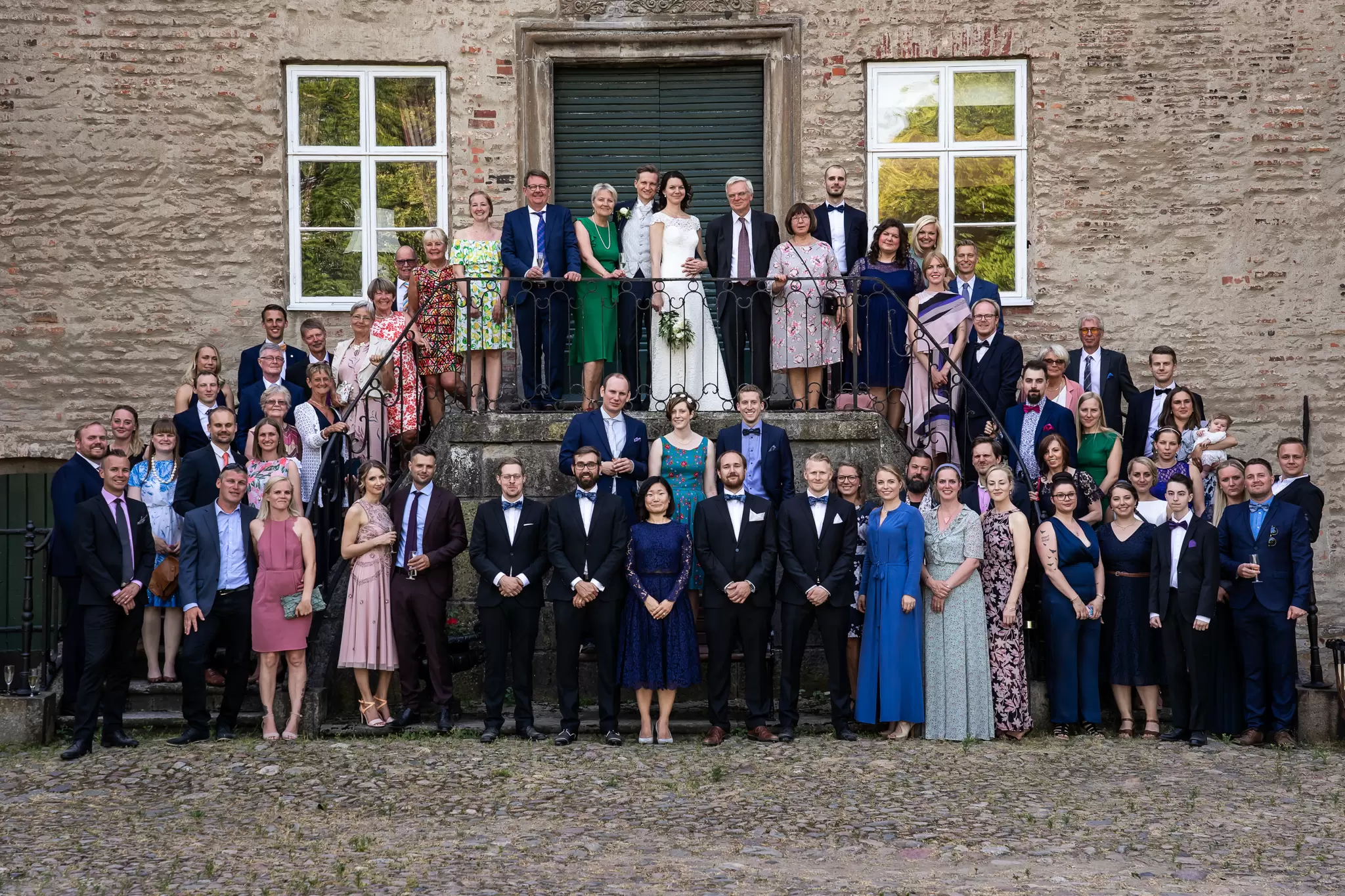 Gruppbilder på bröllop